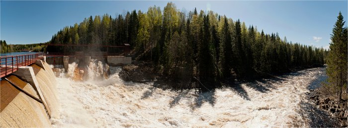 Панорама водосброса