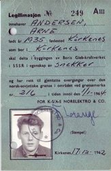 Паспорт норвежского работника